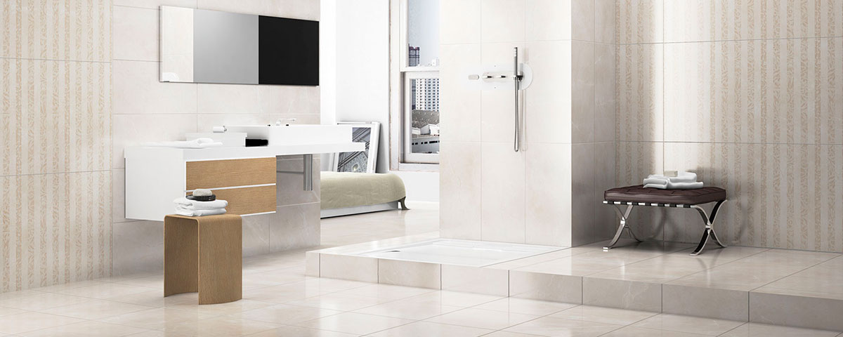 gayafores serie crema marfil banos