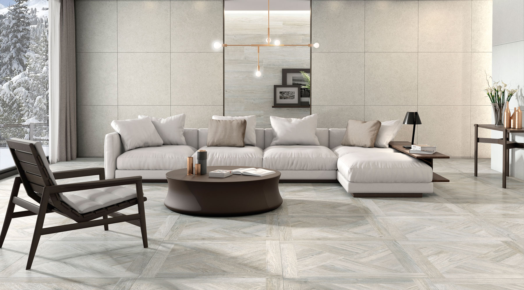 CASETTO RENNES WHITE 90x90 interiores cabec